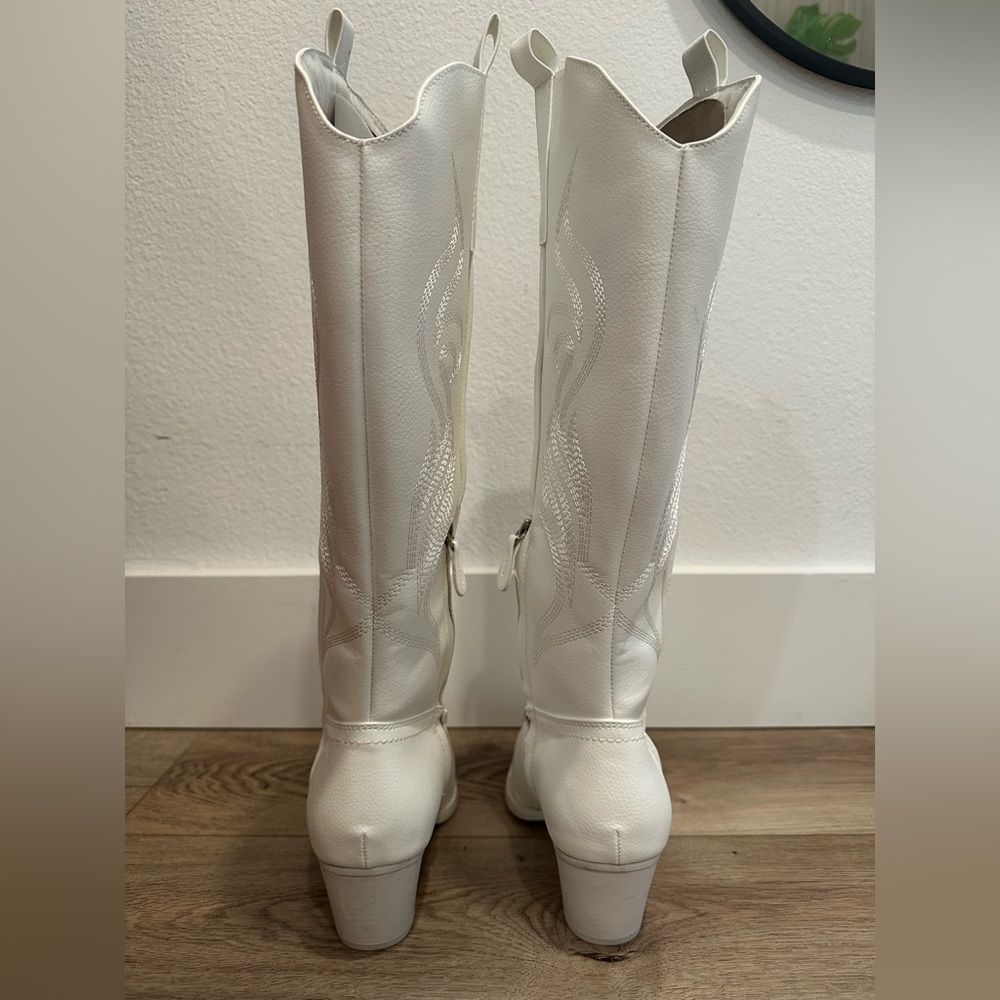 White Fox Western Cowboy Boots - White [NEW] - Picture 6 of 13